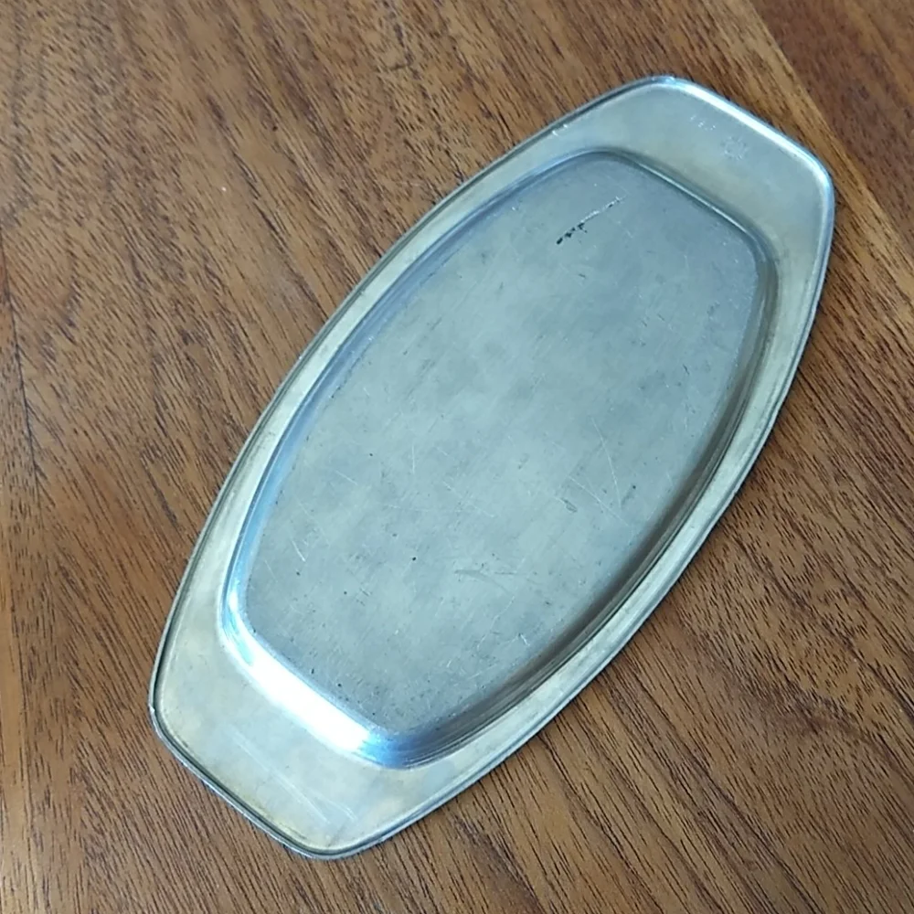 Pewter Sugar Bowl and Creamer Set